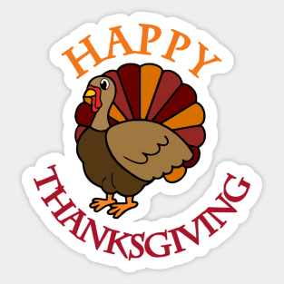 Happy Thanksgiving Sticker